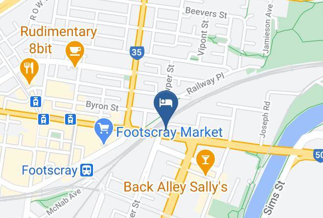 The Footscray Hotel Map