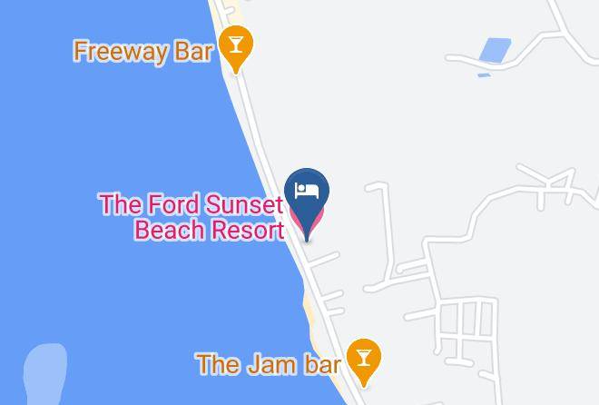 Amphoe Ko Pha Ngan - The Ford Sunset Beach Resort Maps