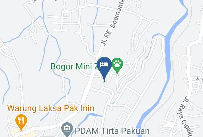 Kota Bogor - The Forest Resort Hotel Maps