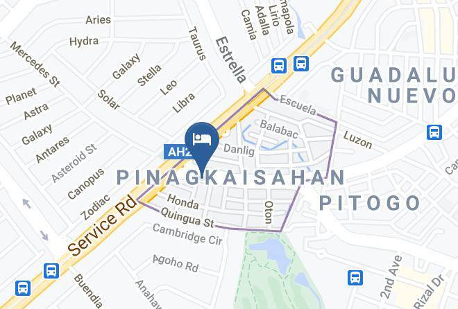 The Fort Budget Hotel Map