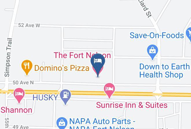 Northern Rockies - The Fort Nelson Hotel Maps