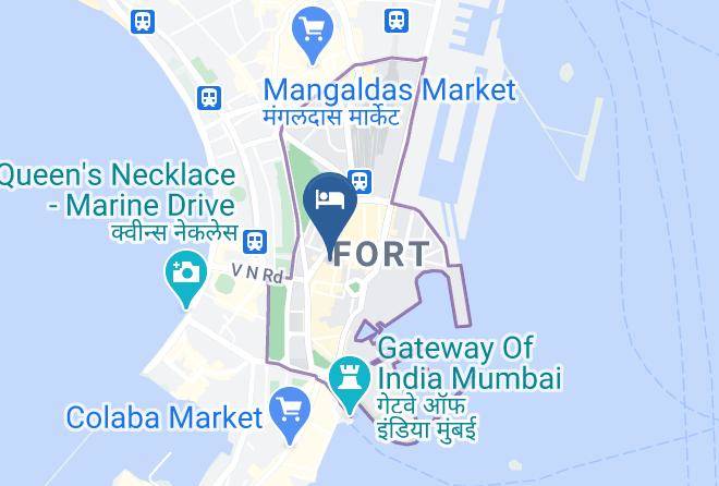 Mumbai - The Fountain Inn Fort Maps