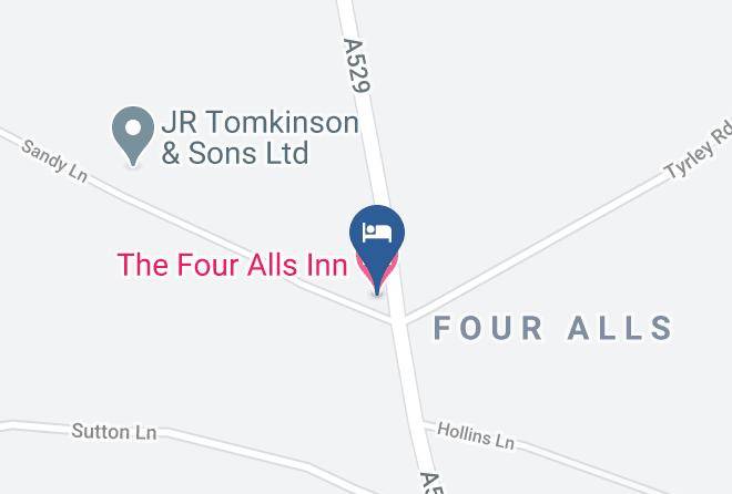 Shropshire - The Four Alls Inn Maps