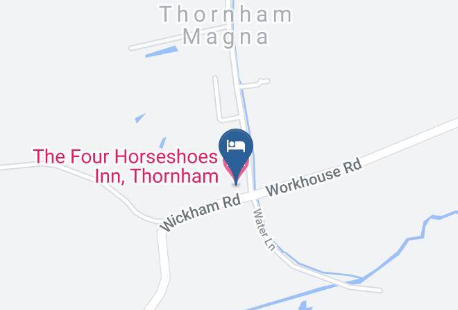 The Four Horseshoes Inn Thornham Map