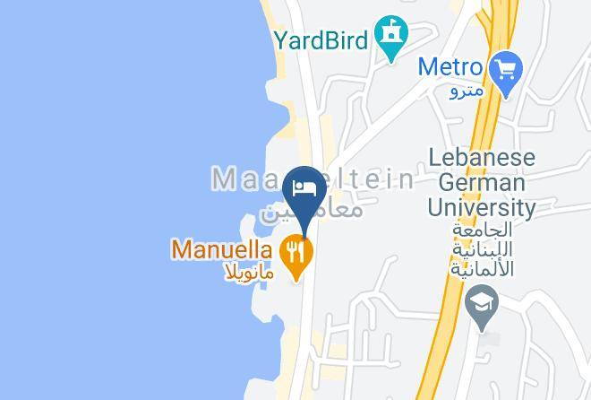 Kesrwan - The Four Stars Hotel Maps