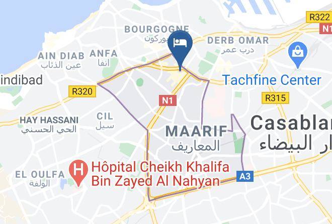 Casablanca - The Fourteen Hotel Maps