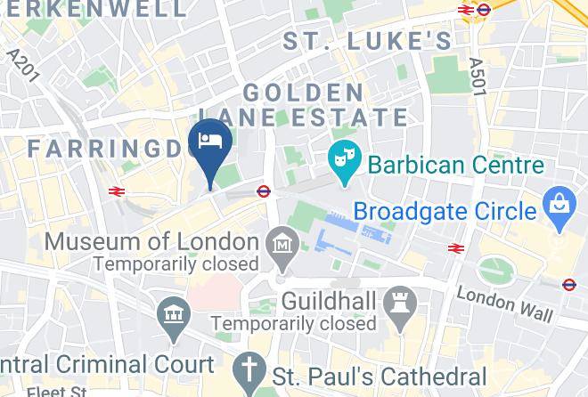 London - The Fox And Anchor Hotel Maps