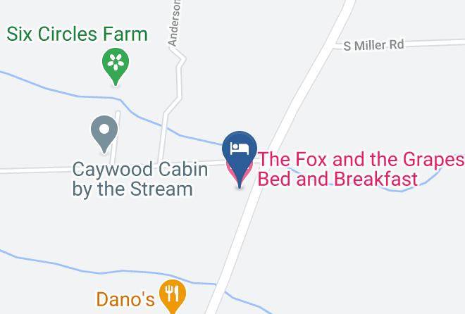 Seneca - The Fox And The Grapes Bed And Breakfast Maps