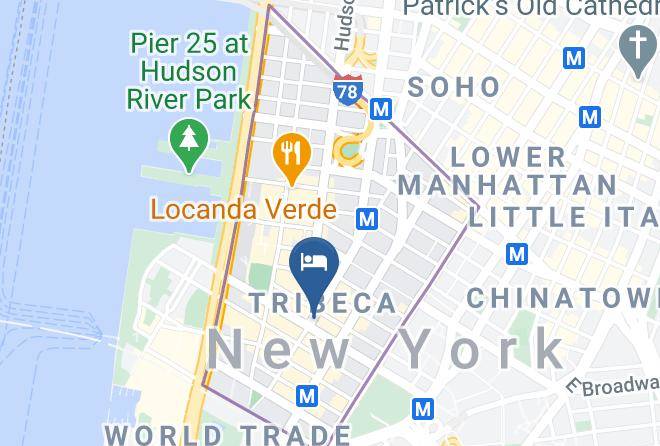 New York - The Frederick Hotel Maps