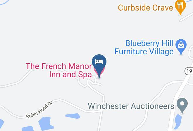 Wayne - The French Manor Inn And Spa Maps