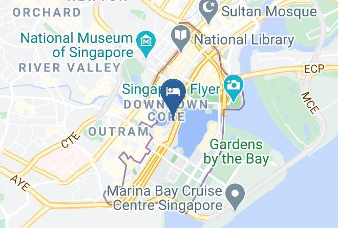 Singapore - The Fullerton Hotel Singapore Maps