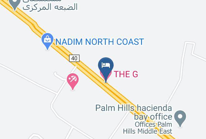 El Alamein - The G Hotel Maps