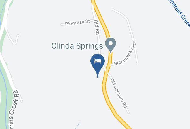 Yarra Ranges - The Gallery B&b Olinda Maps