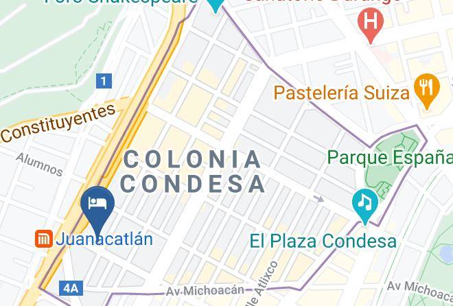 Cuauhtemoc - The Gallery Condesa Maps
