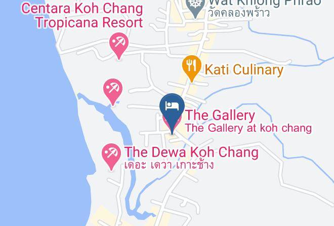 Amphoe Ko Chang - The Gallery Hotel Maps