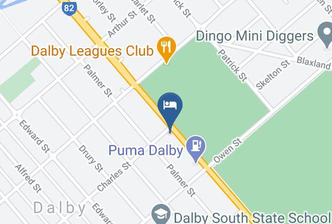 Western Downs - The Gallery Motor Inn Maps