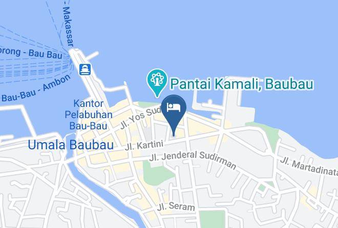 Kota Baubau - The Galton Hotel Baubau Maps