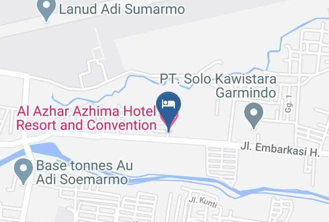 The Gambir Anom Hotel Map
