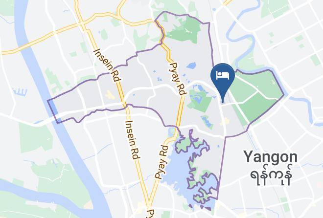 Yangon West - The Gandamar Hotel Maps