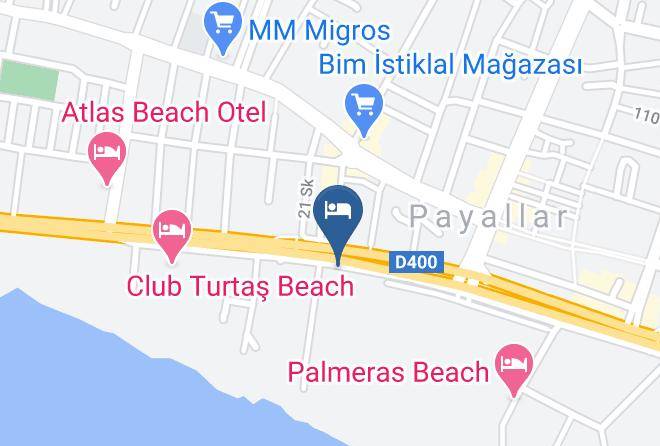 Konakli - The Garden Beach Maps