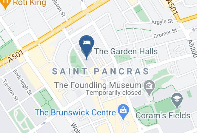 London - The Garden Halls Maps