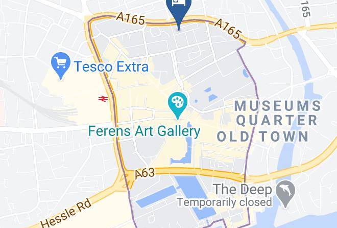 Kingston Upon Hull - The Garden Mews Hotel Maps