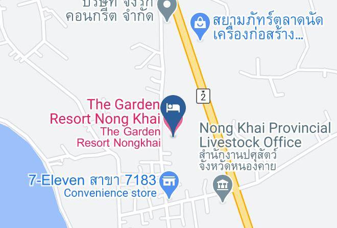 Amphoe Mueang Nong Khai - The Garden Resort Nong Khai Maps