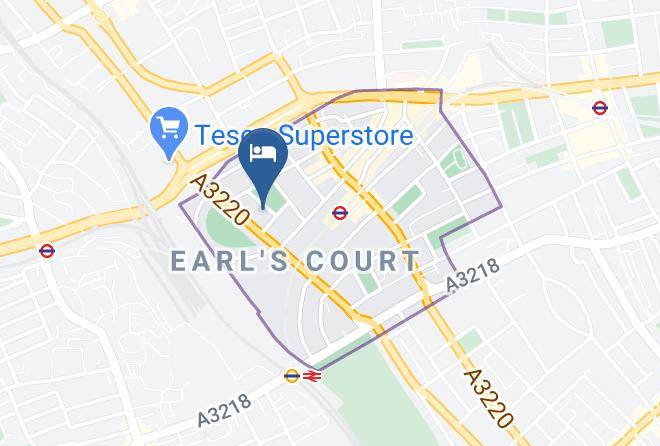 London - Garden View Hotel Maps