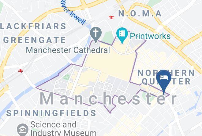 Greater Manchester - The Gardens Hotel Maps