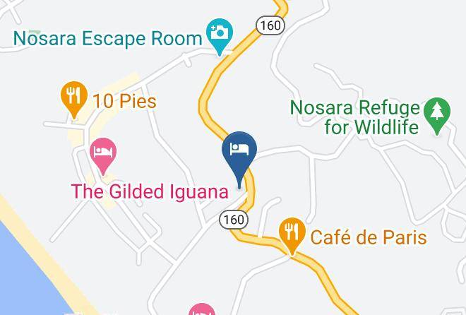 Nicoya - The Gardens Hotel Maps