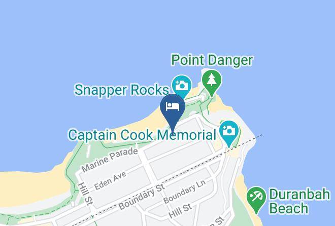 The Garland At Rainbow Bay Map