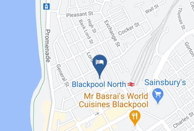 Blackpool - The Garnett Hotel Maps