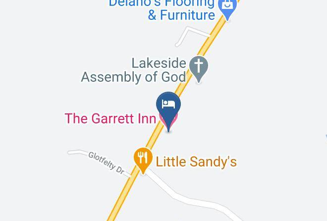 The Garrett Inn Map