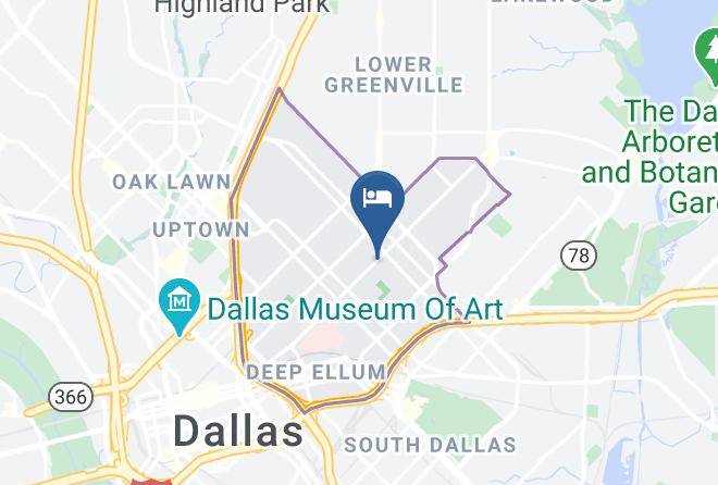 Dallas - The Gaston Dallas Bed And Breakfast Maps