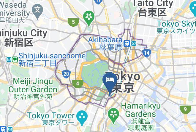 Chiyoda Ward - The Gate Hotel Tokyo By Hulic Maps