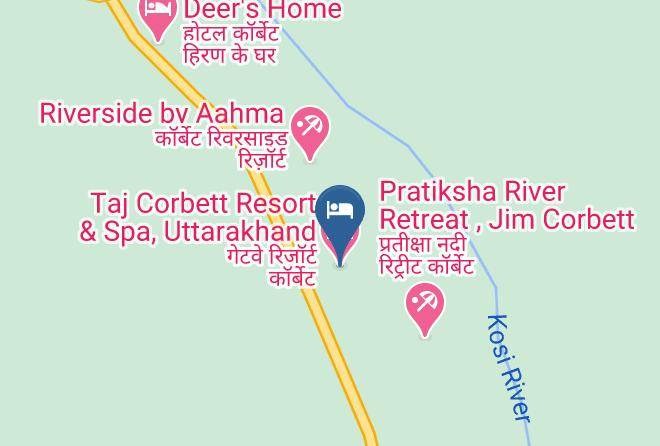 Ramnagar - Taj Corbett Resort & Spa Uttarakhand Maps