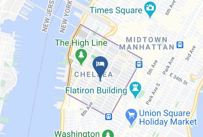 New York - The Gem Hotel Chelsea Maps