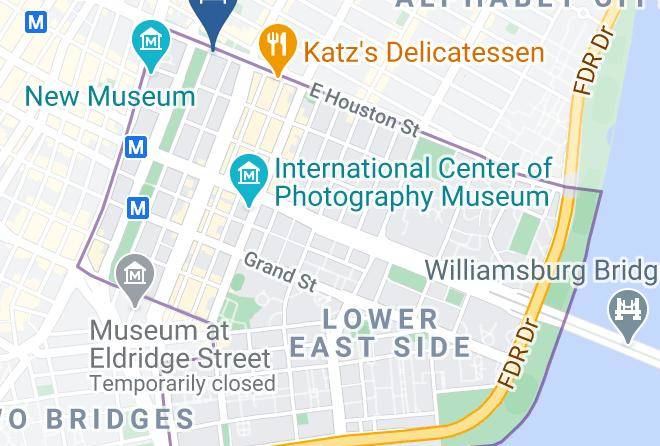 New York - The Gatsby Hotel Maps