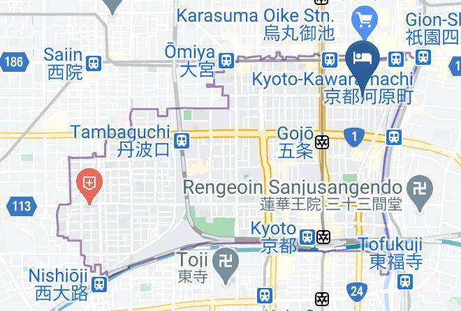 Kyoto City Shimogyo Ward - The General Kyoto Maps