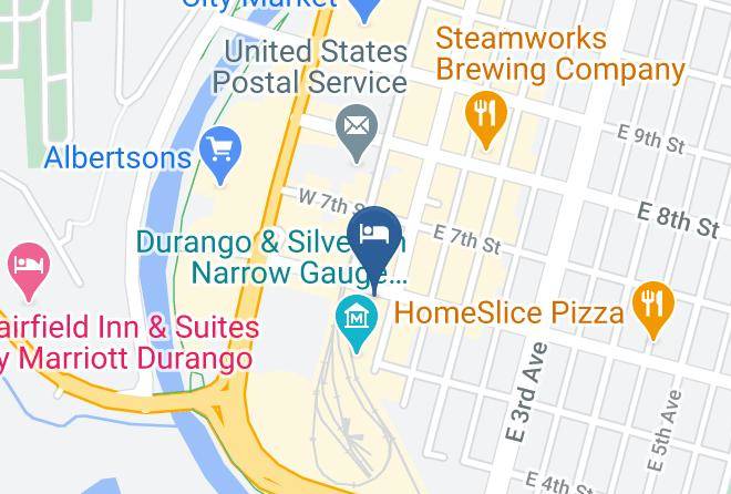 The General Palmer Hotel Map