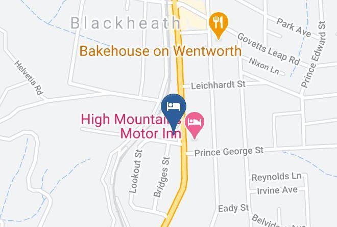 Blue Mountains - The George Boutique Hotel Maps