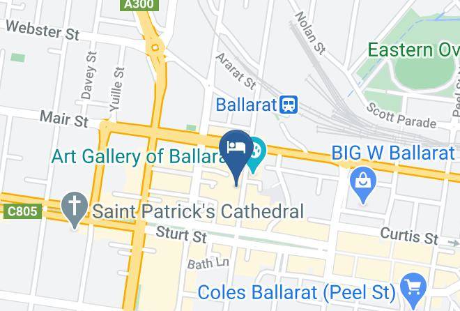 Ballarat - The George Hotel Ballarat Maps