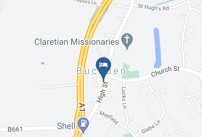 Cambridgeshire - The George Hotel & Brasserie Buckden Maps