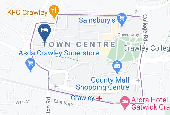 West Sussex - Ramada By Wyndham Crawley Gatwick Maps