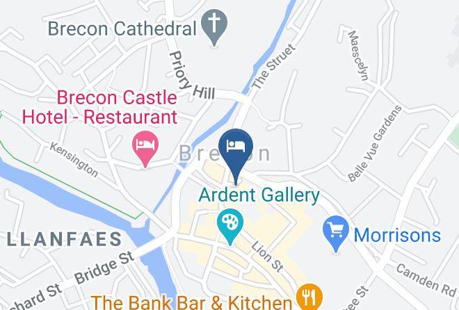 Powys - The George Hotel J D Wetherspoon Maps