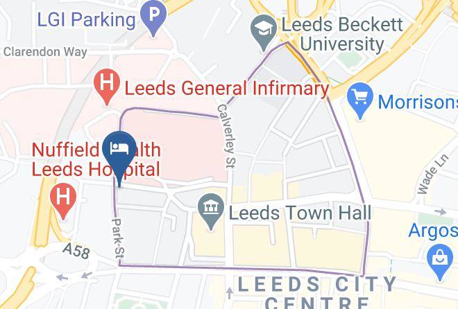 Leeds - The George Hotel Maps