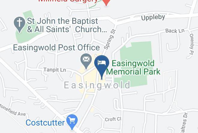 The George Hotel Easingwold Map