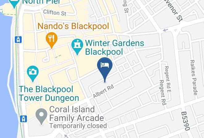 Blackpool - The Georgian Hollies Hotel Maps