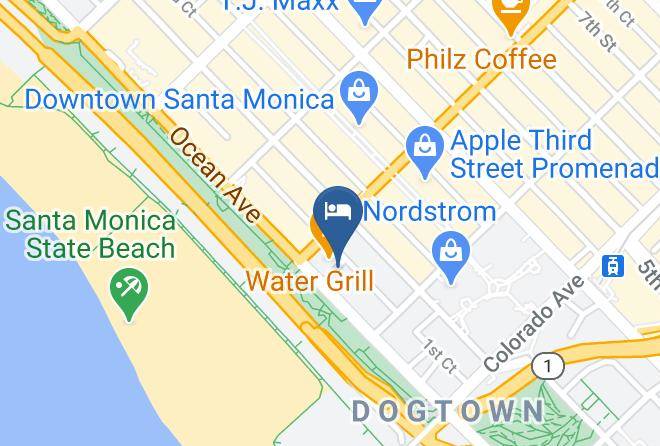 Los Angeles - The Georgian Hotel Maps