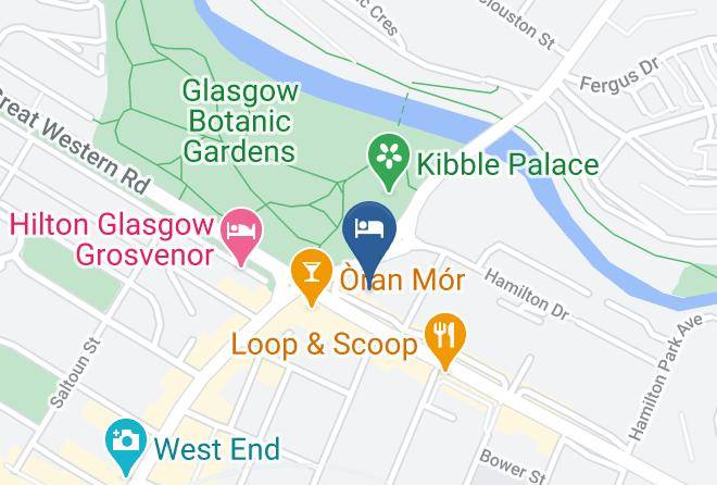 Glasgow City - The Georgian House Hotel Maps